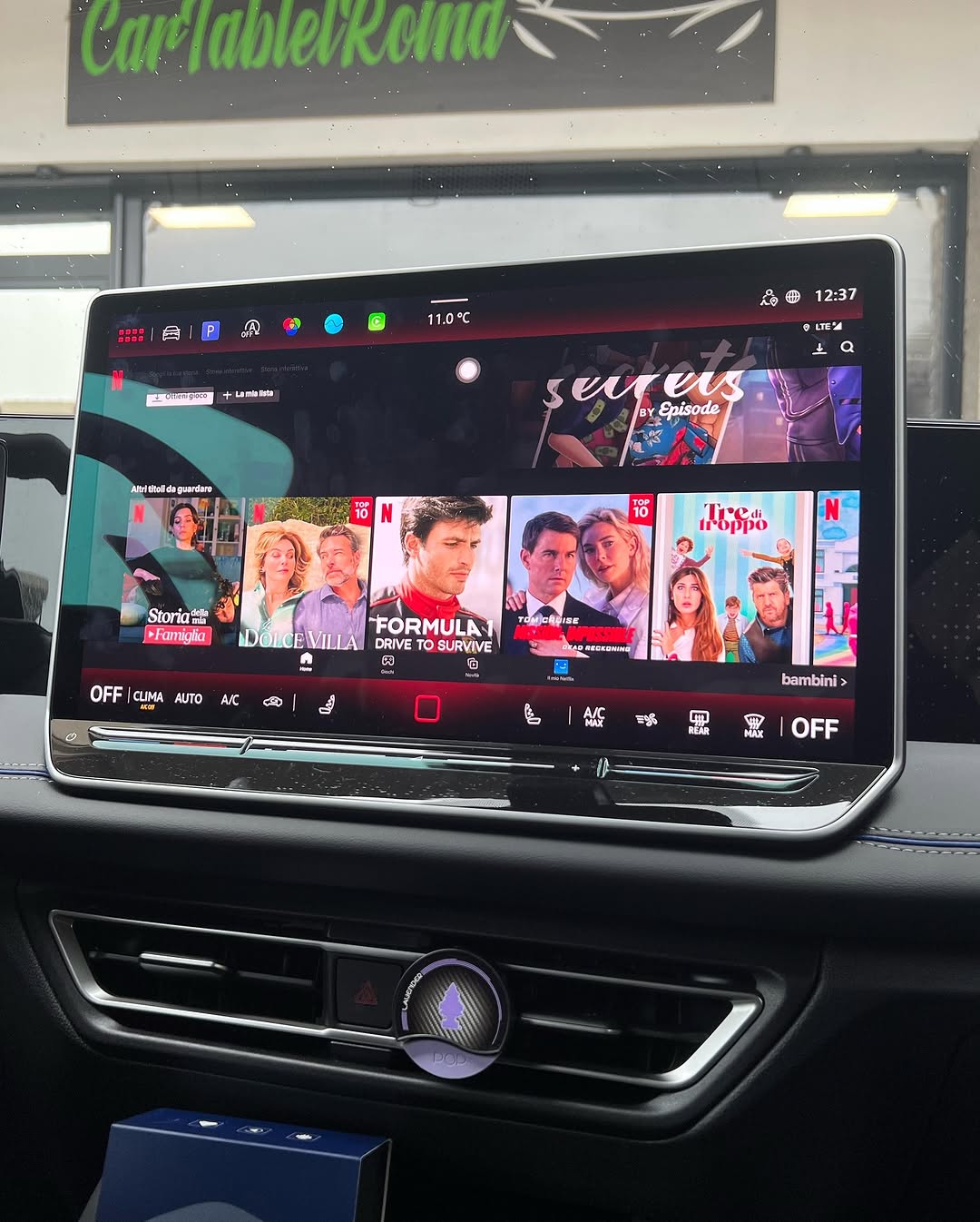 YouTube och Netflix AI-box för SEAT