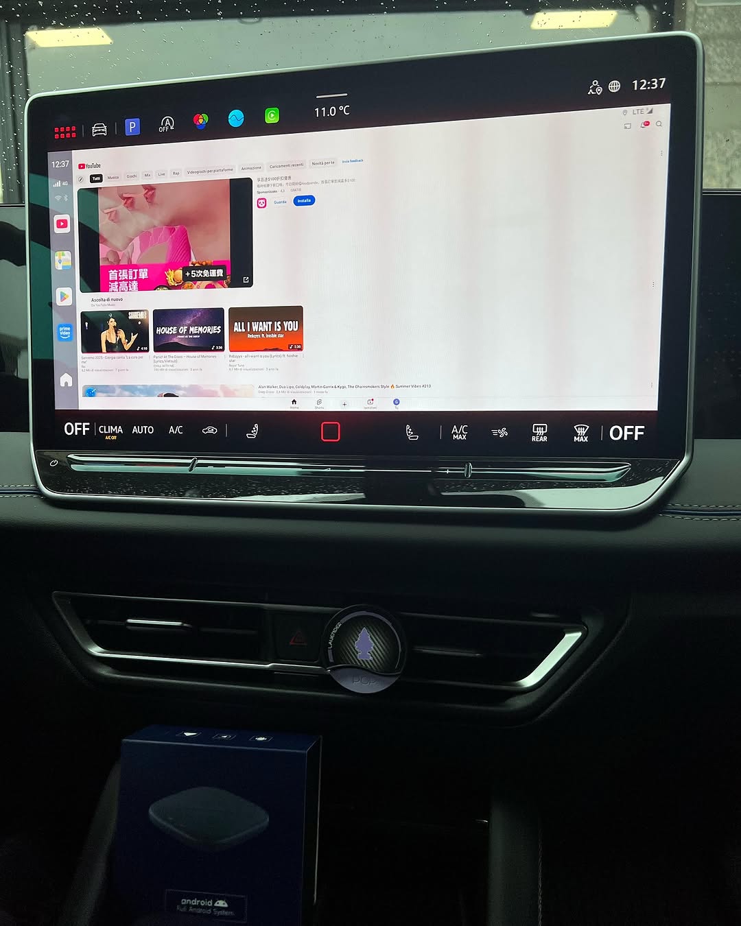 YouTube och Netflix AI-box för SEAT