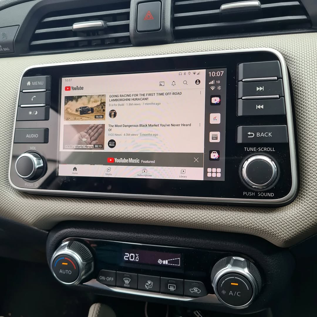 YouTube och Netflix AI-box för Nissan